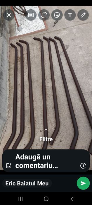 Vînd 7 bucăți țeavă 280 lei