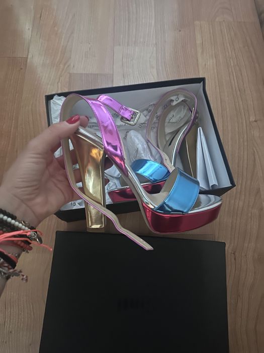 Sandale de dama piele lacuita