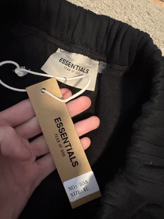 Pantaloni Lungi Essentials Fear Of God Negri