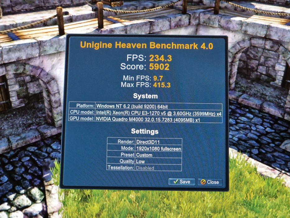 Fortnite Геймърски Компютър/i7 7700/16GB RAM/M.2:256GB/Nvidia M4000 8GB