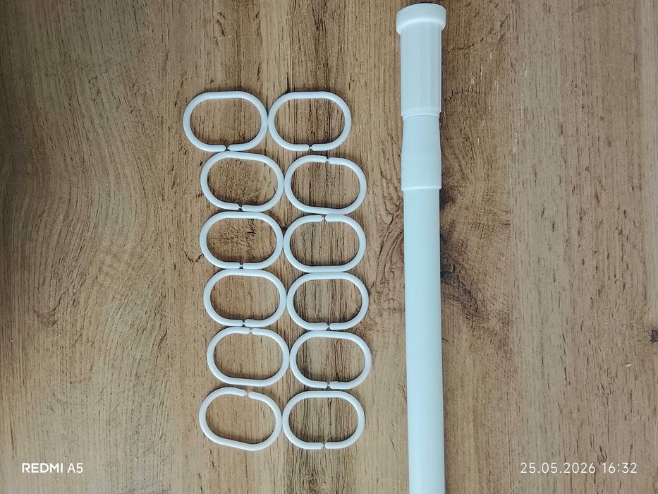 Штора для ванны и карниз