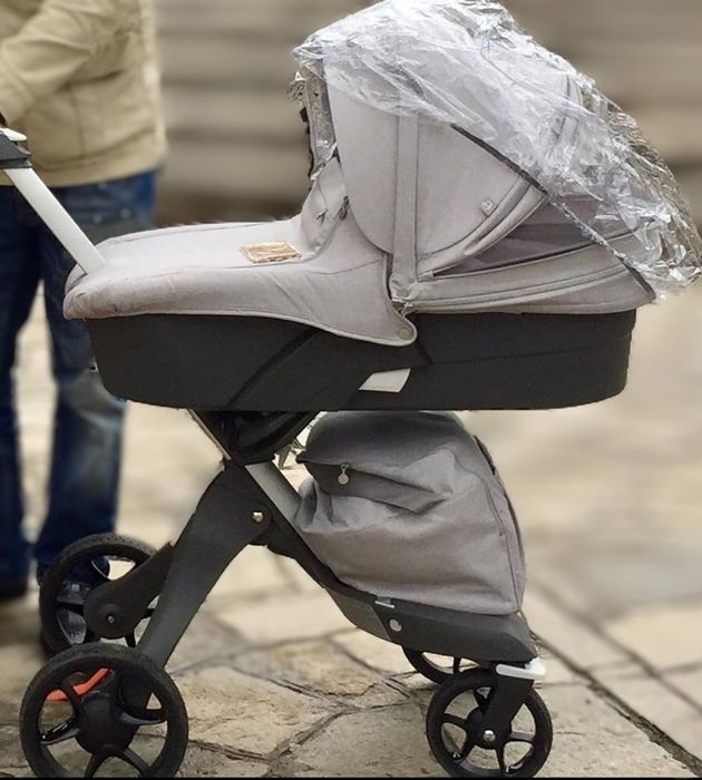 Детска количка Stokke Xplory с два коша и раница