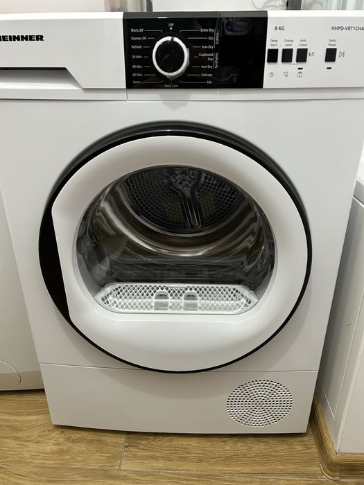 Uscator de rufe Heinner, 8 kg, cu pompa de caldura