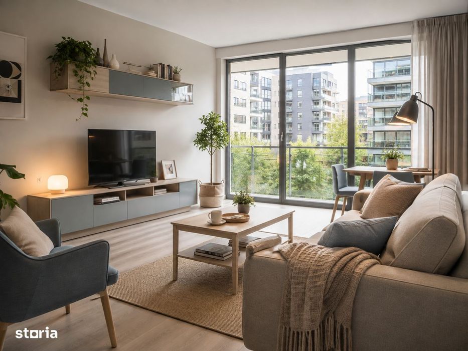 Apartament cu 2 camere si terasa, facilitati moderne - Splaiul  Unirii
