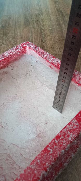 Mașină decorativă de Crăciun din fibră de sticlă – 56×26×26 cm