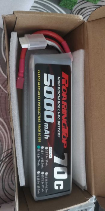 Rc Продавам 4s Li-Po батерия RoaringTop 5000 mAh 70C