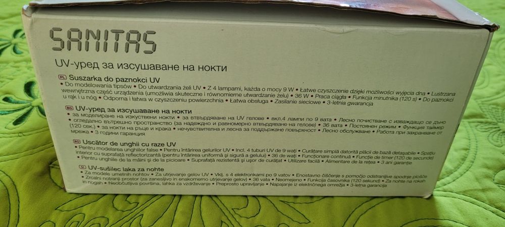 Lampa pentru uscare unghii