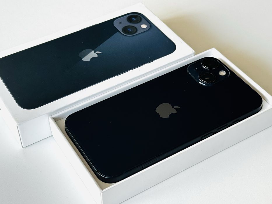 НОВ! Iphone 13 128GB Black 100% Батерия! Гаранция 6 месеца