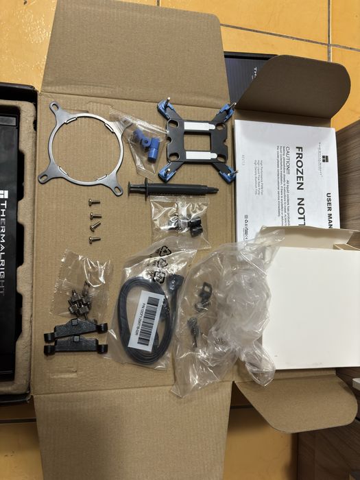 cooler aio frozen notte 240 rgb black