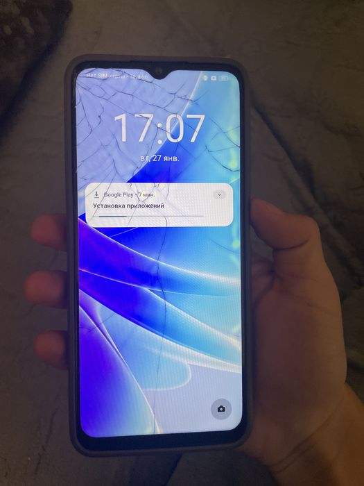 OPPO A57s 64гб, экрану требуеться ремонт