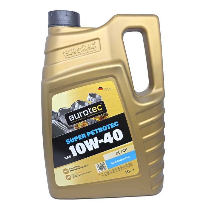 EUROTEC 10W40 SL/CF моторно масло – 1L / 5L / 60L / 200L