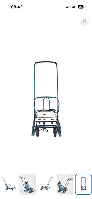 Продам санки темно синего цвета