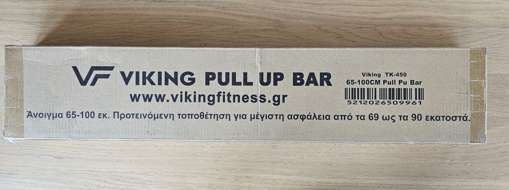 Bara tractiuni pentru tocul usii VIKING pull up bar telescopica 65-100