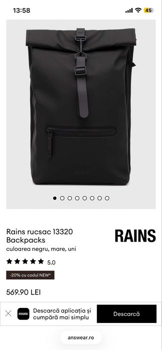 Ghiozdan Rains - iqos