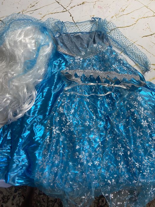 Новогодний костюм Эльзы из холодного сердца