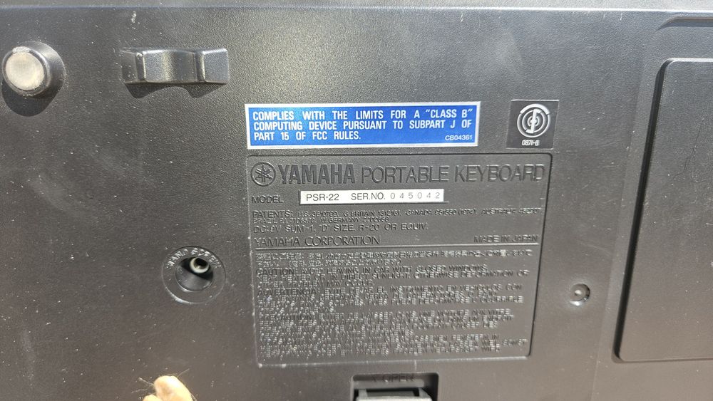 Yamaha PSR - 22  !