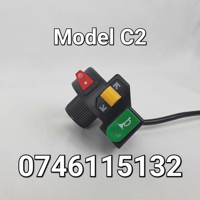Atv-Motocicleta-Universal-Comutator Lumini-Intrerupator-Bloc-Buton- C2