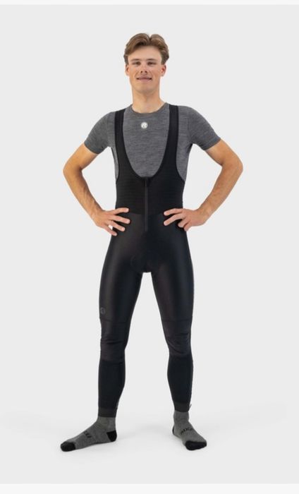 Pantaloni termici ciclism, bike, toamnă iarnă, nr. L unisex, Crane