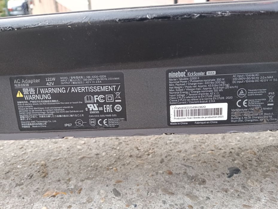 Trotineta electrica Ninebot KickScooter Max G30d II