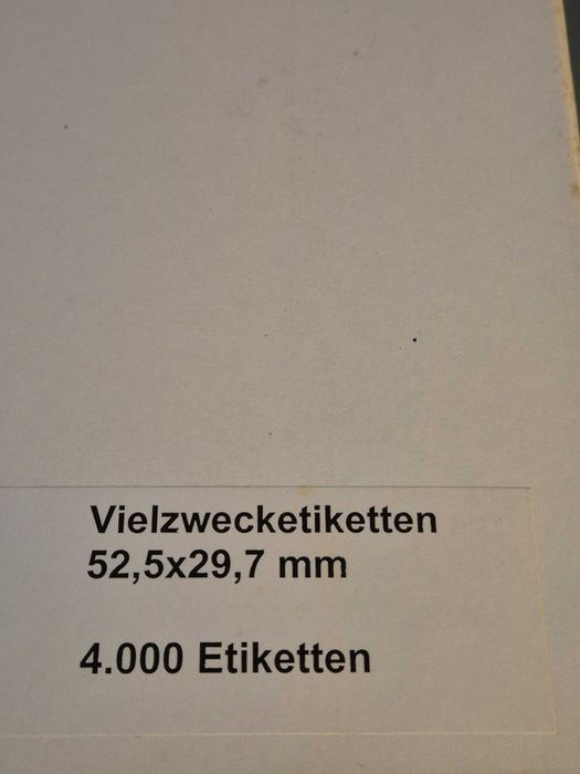 4000 Etichete Autocolante A4, Avery Zweckform, Germania, 100 coli