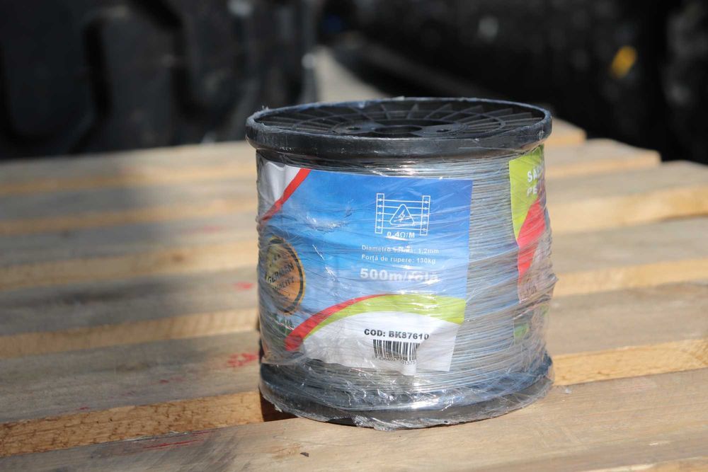 Sarma Gard Electric Galvanizata 1,2mm x 500m Breckner pentru Ursi