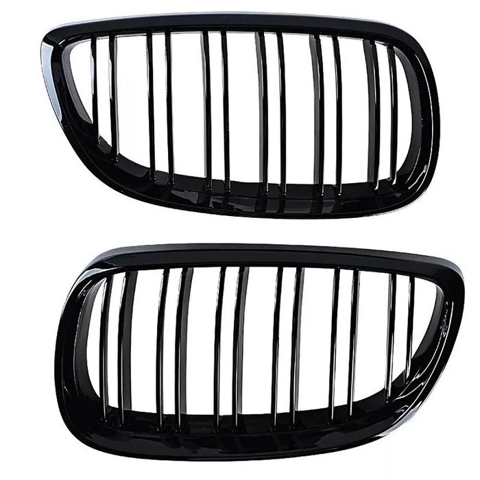Grile Centrale Bmw E92 E93 2006-2009 Duble Negru Lucios M3