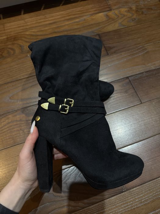 Ботфорты замшевые Blink