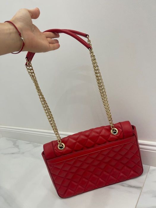 Червена дамска чанта Love Moschino