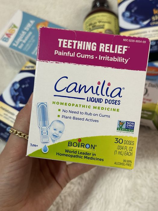 Camilia. Boiron. 15 и 30 доз. Капли при прорезывании зубов. Оригинал