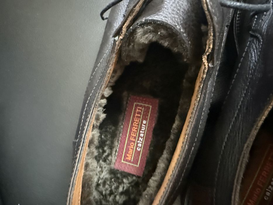 Pantofi Mario Ferretti imblaniti