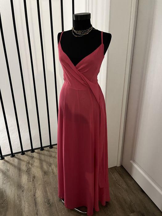 Rochie lunga roz superba ASOS