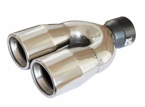 Ornament toba Inox dublu Skoda Vw Opel Mercedes Audi Renault Bmw