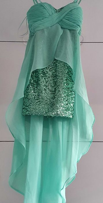 Rochita eleganta cu paiete si voal, marimea S