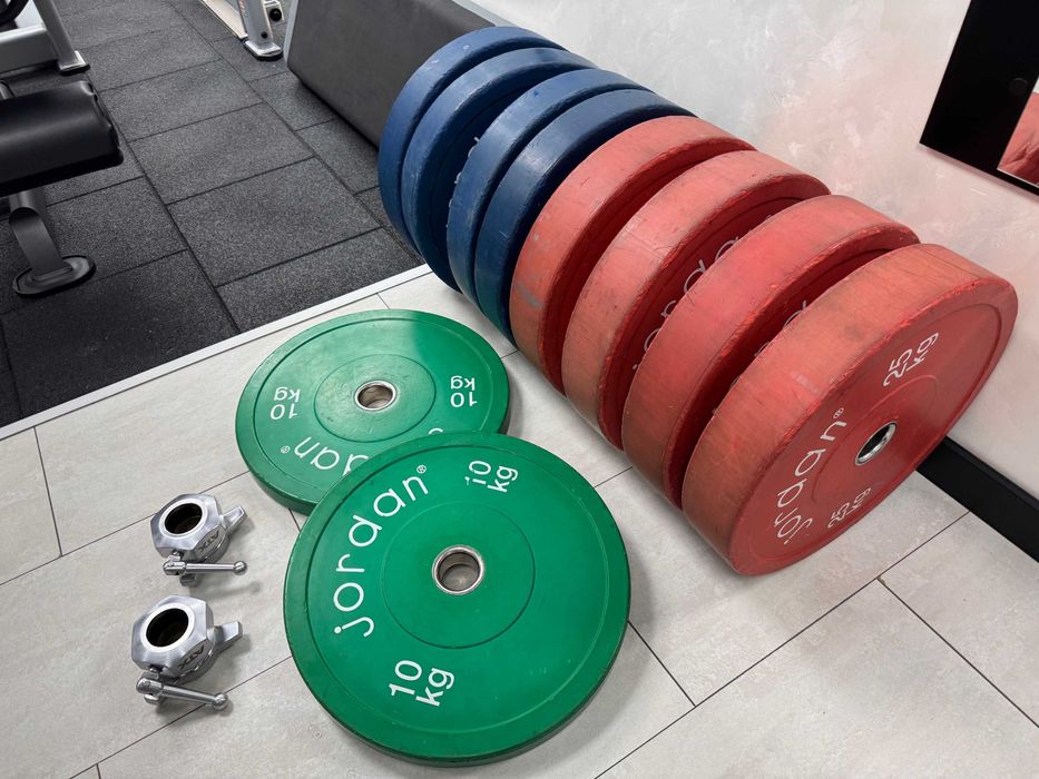 Гумирани дискове за олимпийски лост, тежести за щанга