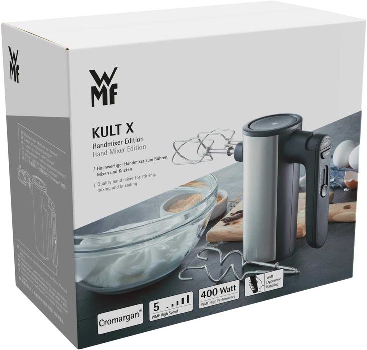 WMF Kult X Edition Ръчен миксер, 400W, 5 нива на скорост,Турбо функция