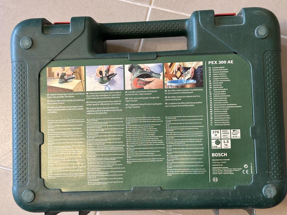 Електрически Ексцентършлайф Bosch PEX 300 AE