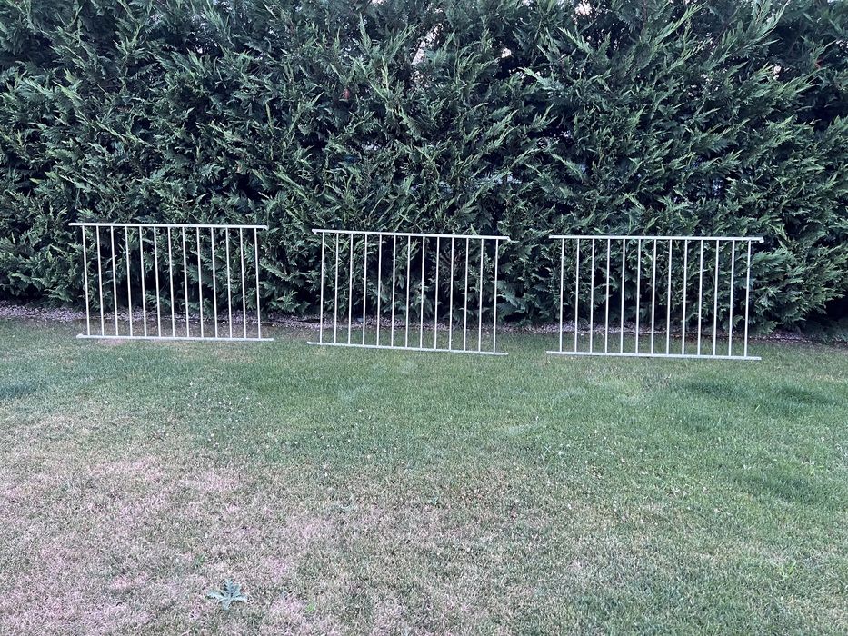 Vand 3 panouri metalice vopsite alb