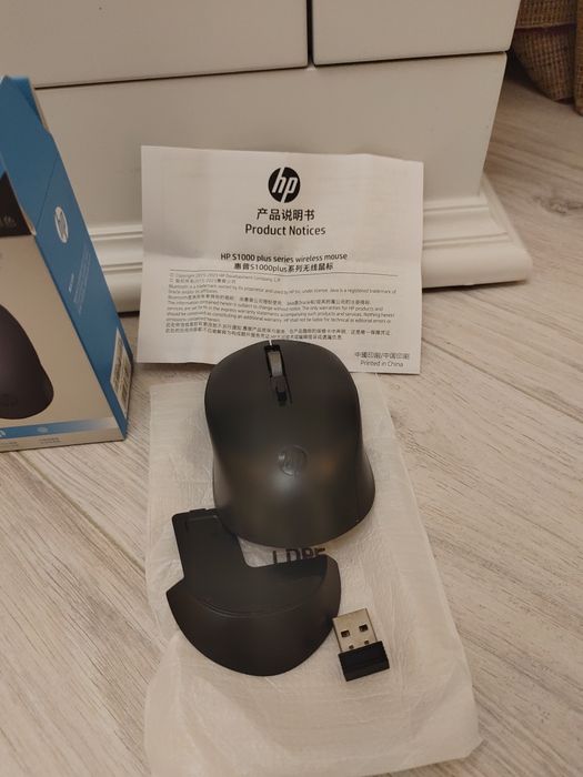 Мышь HP S1000 Plus беспроводная.