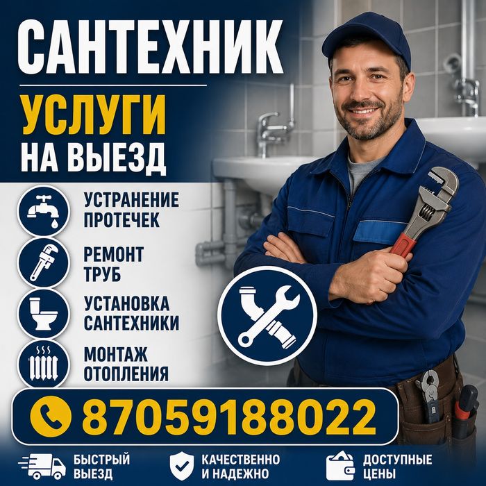 Сантехник услуги на выезд