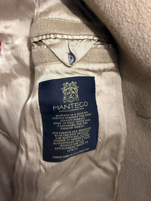 Палто H&M premium Manteco вълна