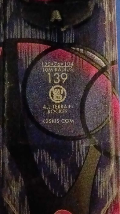 Schiuri dama K2 , 139 cm.