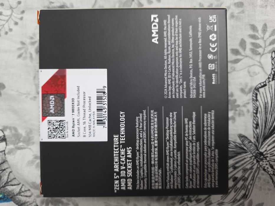 AMD Ryzen 7 9800X3D BOX Sigilat