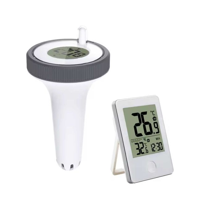 Statie cu termometru plutitor wireless apa piscina, ciubar, cada