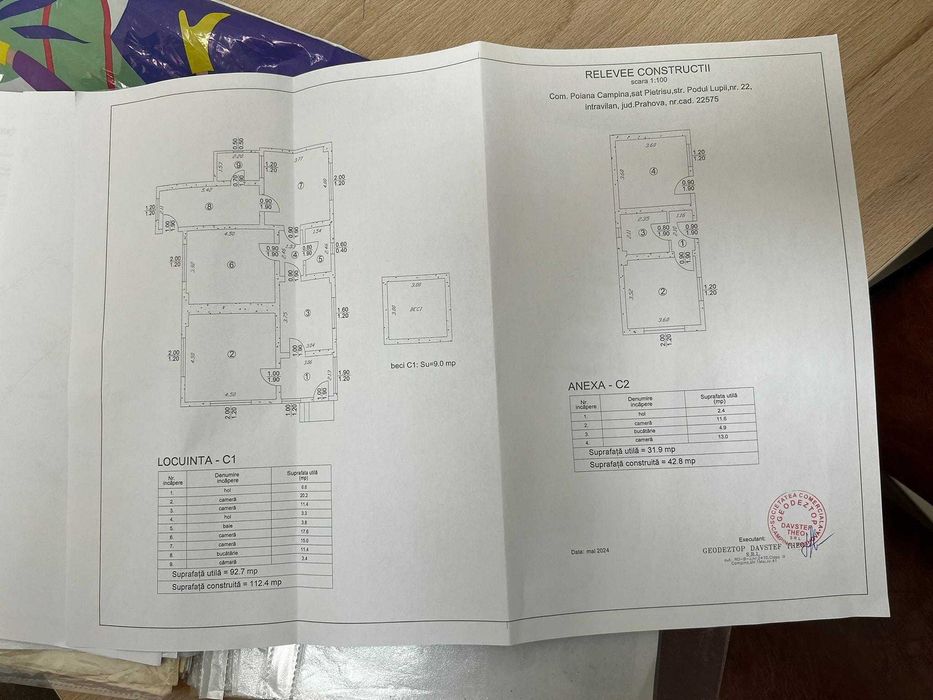 Casa de vanzare cu teren 1949mp in Pietrisu, Poiana Campina, Campina