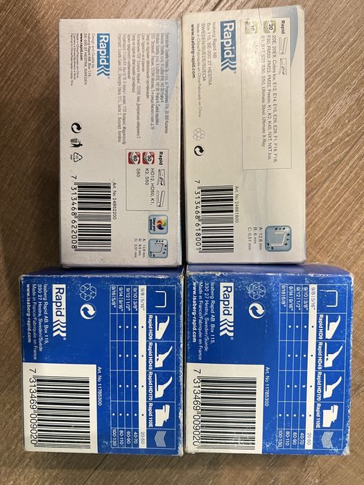 Скобы для степлерра рапид, оригинал