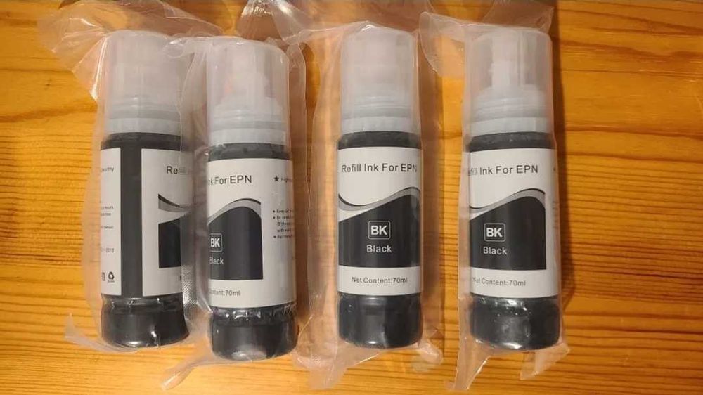 Мастило за всички принтери Epson Ecotank Epson 102, 103, 104, 522, 544, Ecotank ЕТ и Ecotank L серии