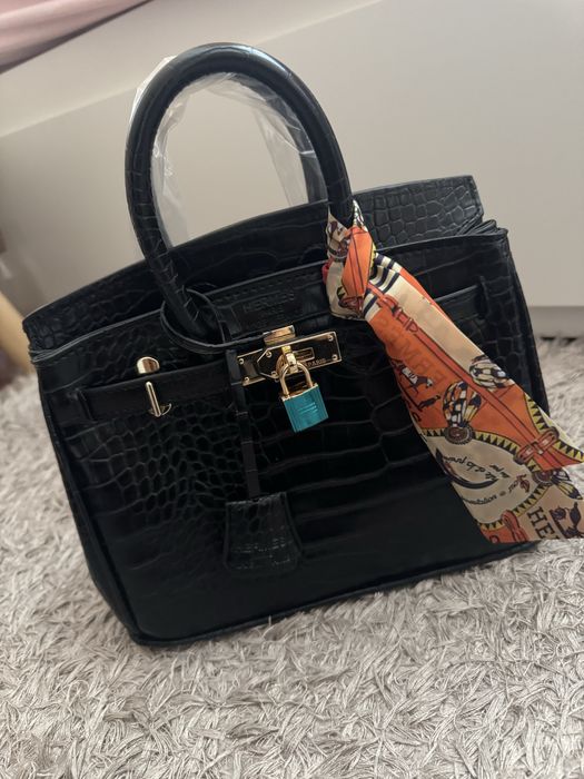 Чанта крокодилска кожа