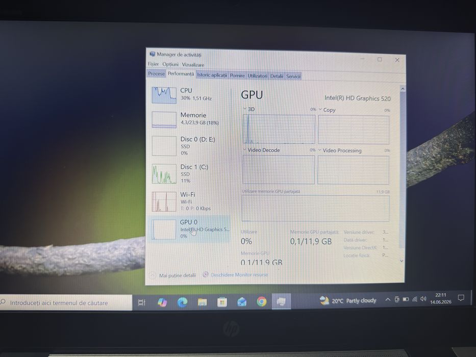 Laptop HP -24 gb RAM