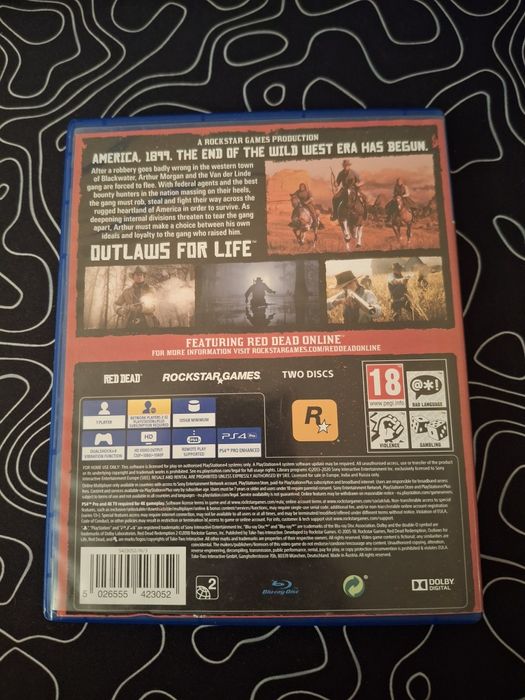 Red Dead Redemption 2 диск на пс4