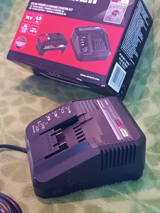 Зарядно Einhell 18V 3A Power X-Change

Чисто ново, неизползвано
